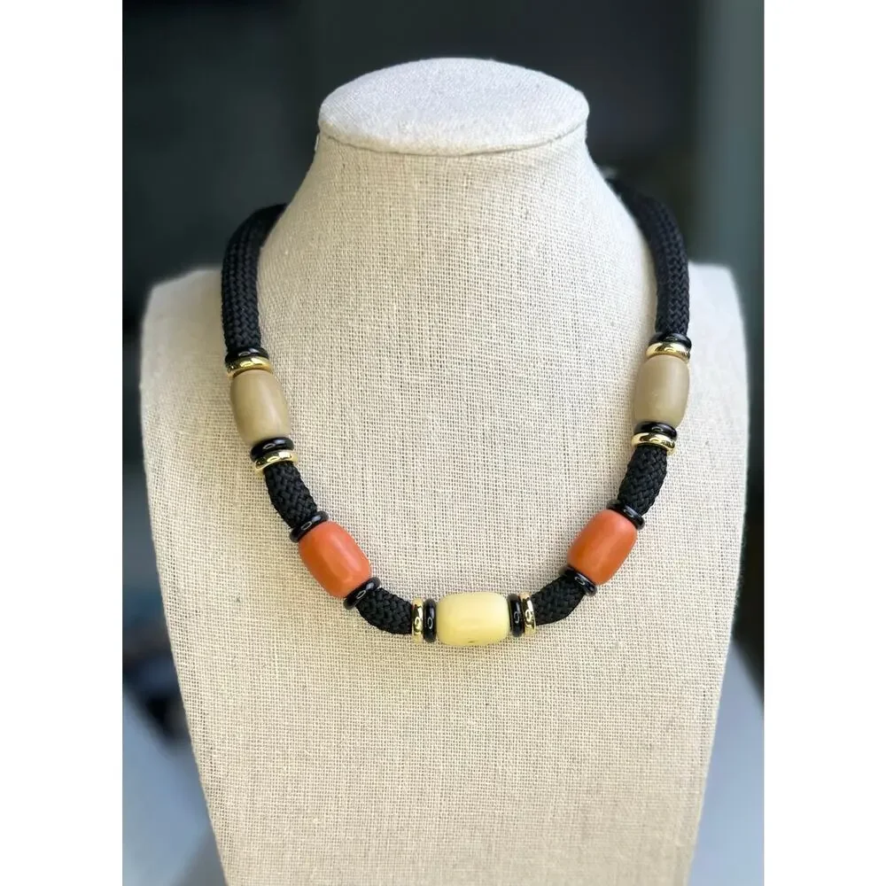 Multi Color Beaded Necklace